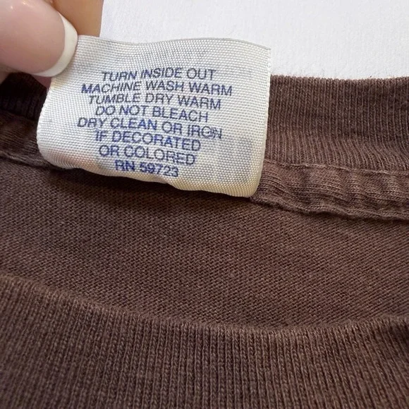 Cleveland Browns Trench T-Shirt Mens XL NFL Football Graphic Tee VINTAGE 1990's - Picture 6 of 14